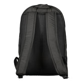 Tommy Hilfiger Black Polyester Men Backpack